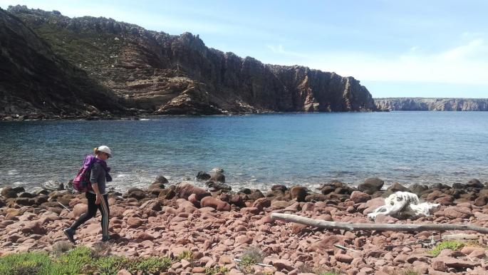 La geologia diversa de l’Illa és un dels aspectes que es tracta al curs teòric amb sortides de mig dia.