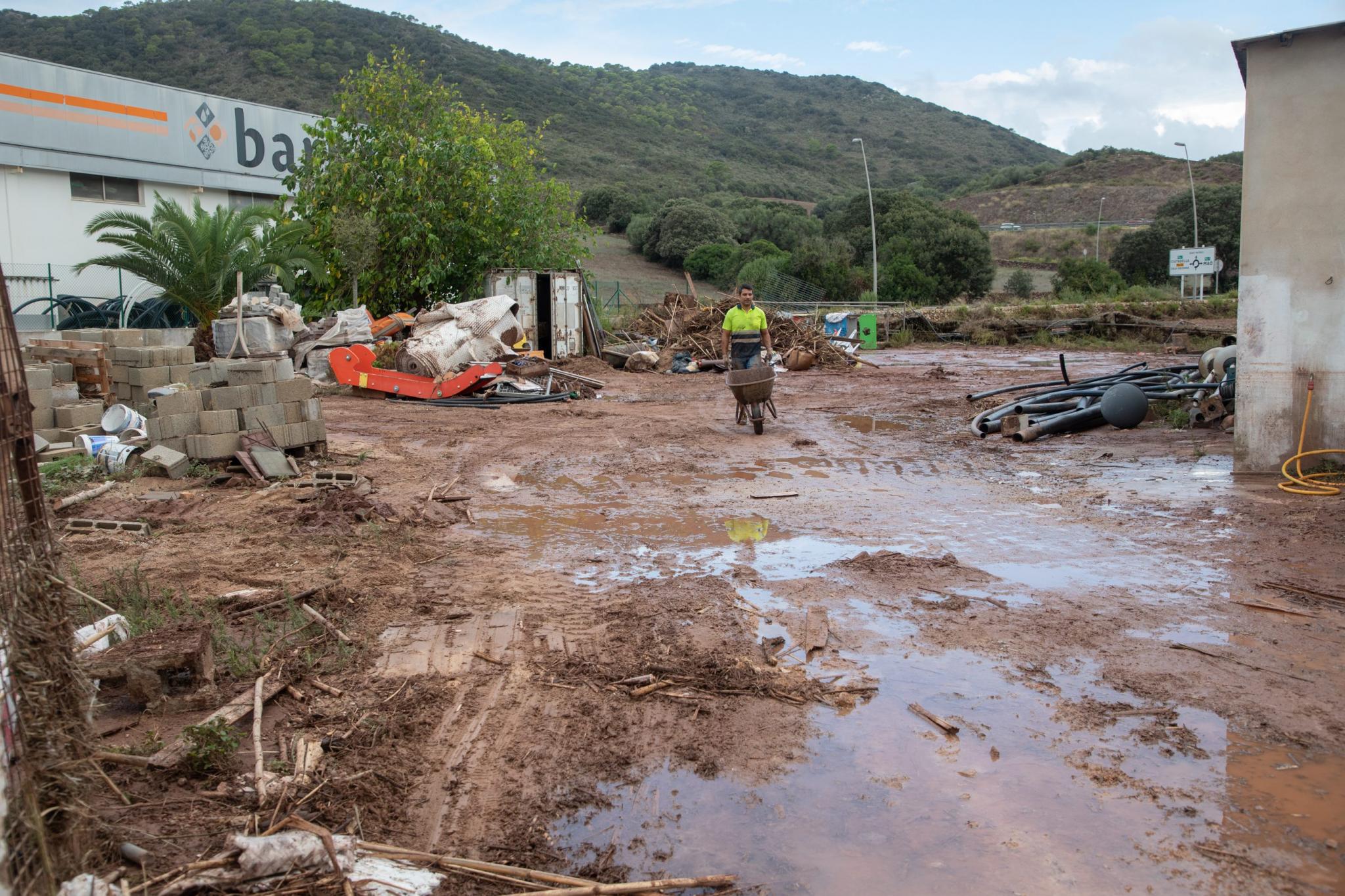 menorca efectos de la dana lluvia torrencial torrent algendar ferreries