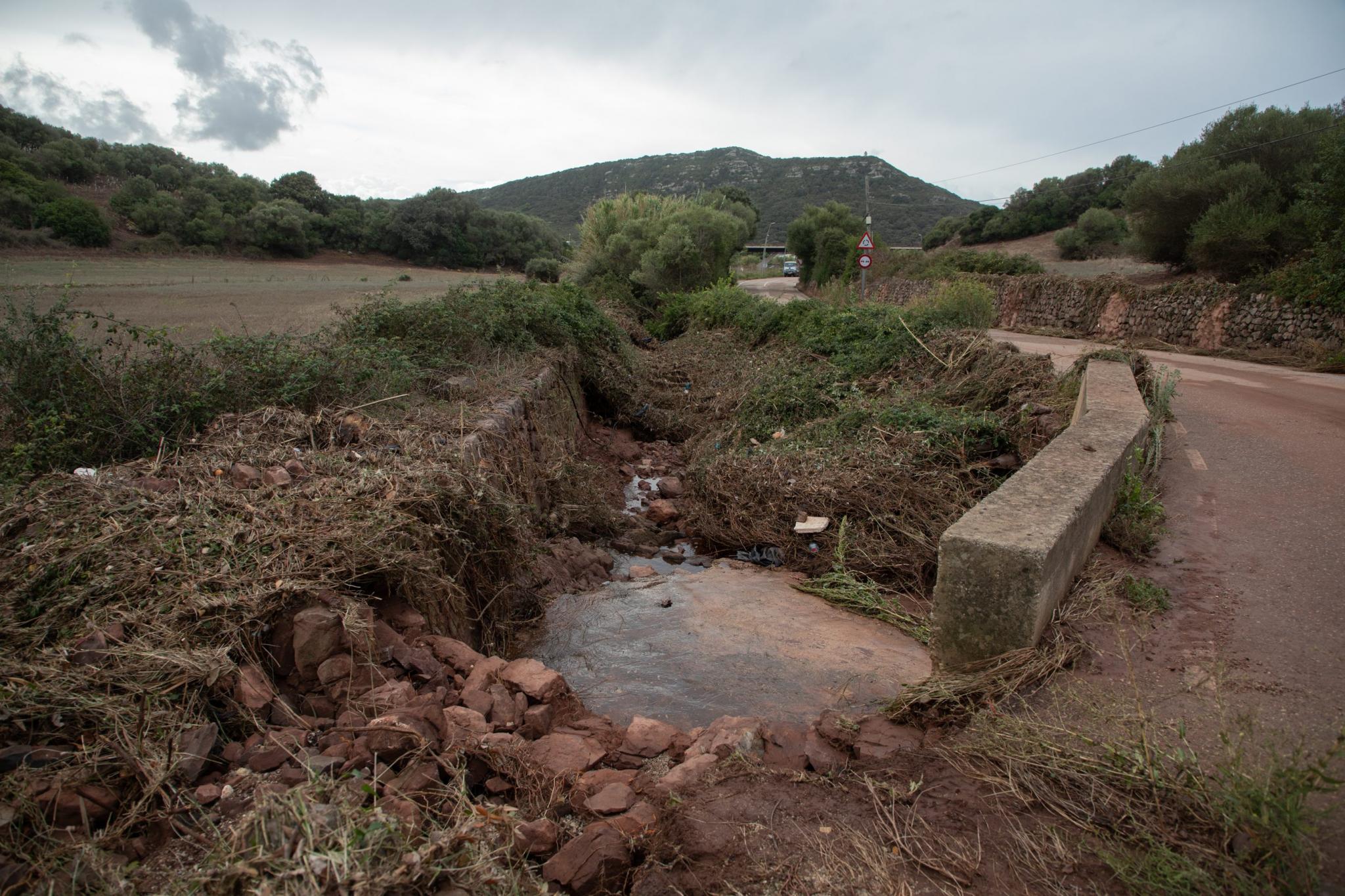 menorca efectos de la dana lluvia torrencial torrent algendar ferreries