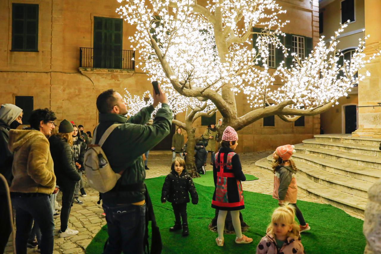 Espectacle de l'encesa dels llums de Nadal de Ciutadella