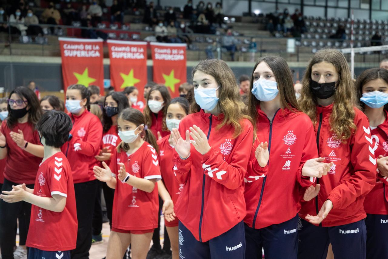 Fotogalería Presentación de los equipos del Club Voleibol Ciutadella