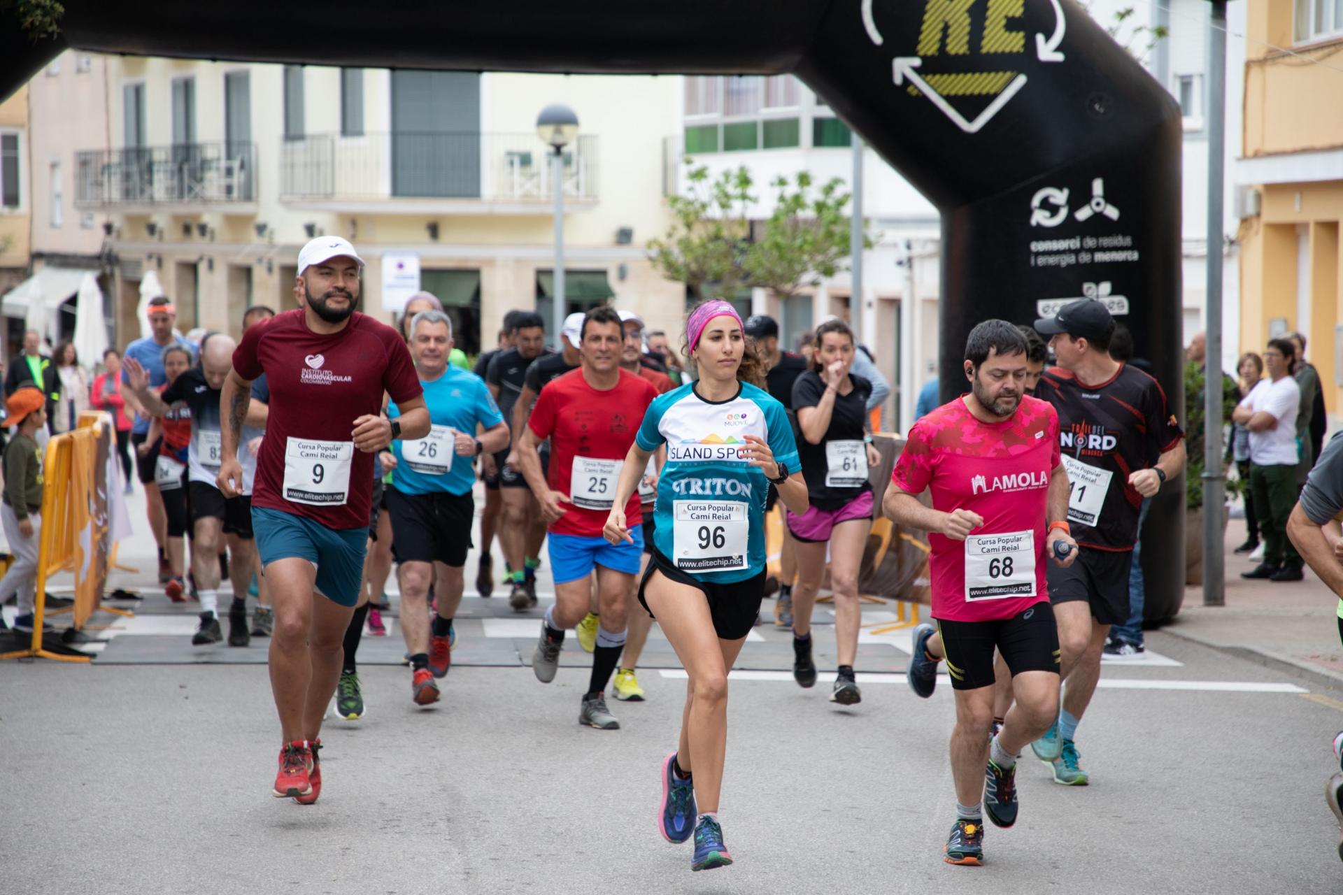 menorca PLAÃA ESPANYA DE FERRERIES. SORTIDA XIX CURSA CAMÃ REIAL I FOTOS DE SA CARRERA