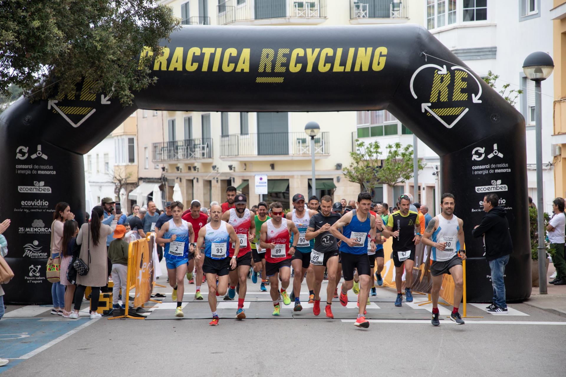 menorca PLAÃA ESPANYA DE FERRERIES. SORTIDA XIX CURSA CAMÃ REIAL I FOTOS DE SA CARRERA