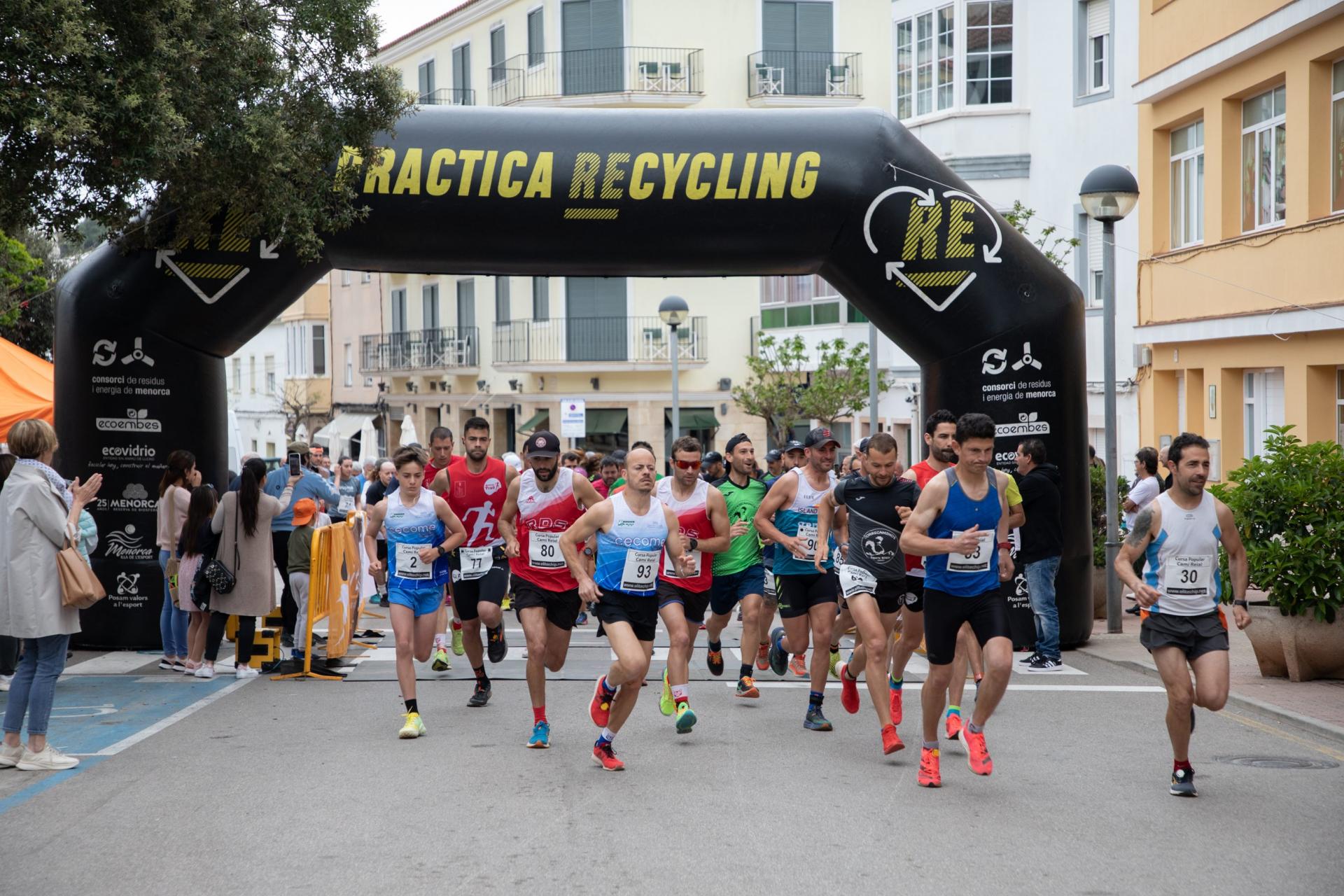 menorca PLAÃA ESPANYA DE FERRERIES. SORTIDA XIX CURSA CAMÃ REIAL I FOTOS DE SA CARRERA