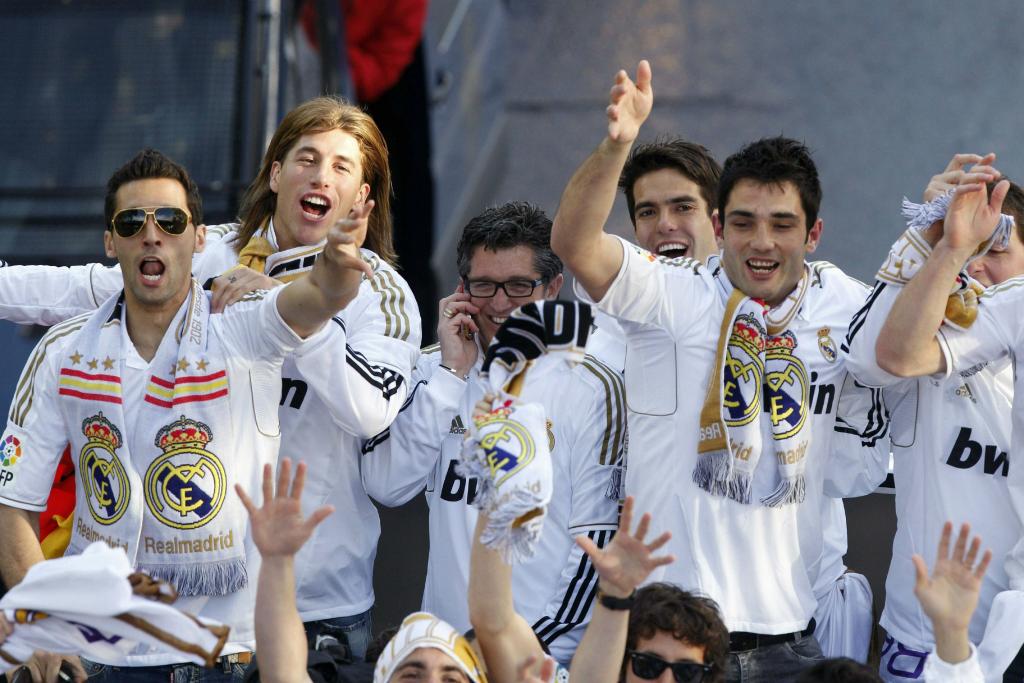 EL REAL MADRID CELEBRA LA LIGA EN LA CIBELES