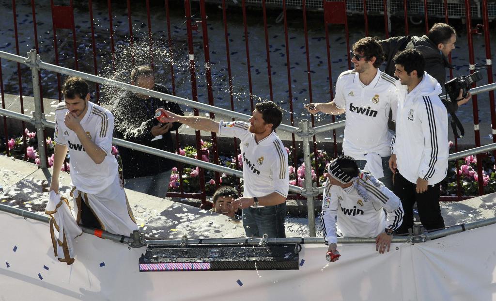 EL REAL MADRID CELEBRA LA LIGA EN LA CIBELES