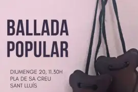 Baile popular en Sant Lluís