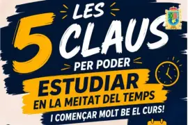 Imagen principal de Xerrada 'Les 5 claus per poder estudiar en la meitat del temps' a Alaior en Tenim Pla