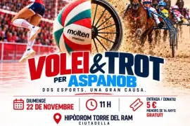 Imagen principal de Causa solidaria con el Volei & Trot por ASPANOB en Ciutadella en Tenim Pla