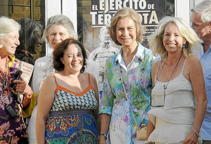 PALMA REINA TRAS VISITAR EL EJERCITO DE TERRACOTAFOTO JOAN LLADO