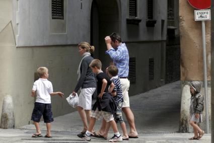 LOS DUQUES DE PALMA LA INFANTA CRISTINA E IÑAKI URDANGARIN Y SUS HIJOS PASAN EL FIN DE SEMANA