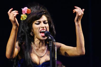 Amy Winehouse, cantante británica.