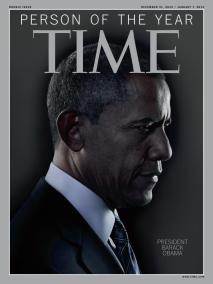 TIME magazine cover of Barack Obama as Person of the Year 2012