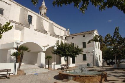 iglesia de Sant Lluís, pueblo de Menorca