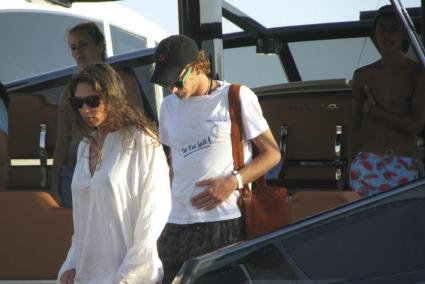 IBIZA - ANDREA CASIRAGHI Y TATIANA SANTODOMINGO DE VACACIONES EN IBIZA.