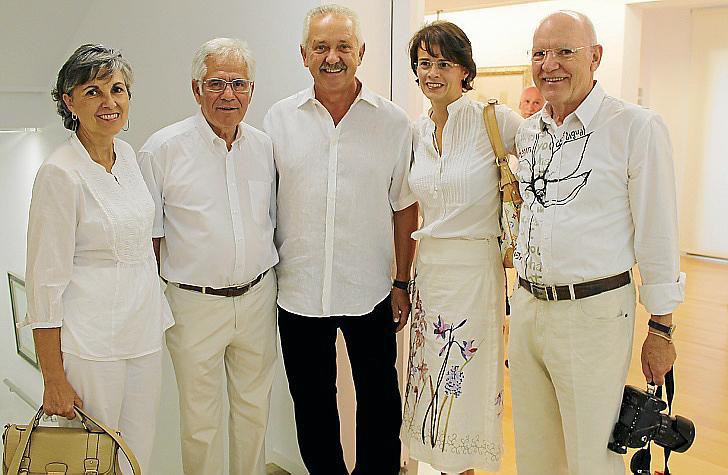 Inauguración de la exposición 'blanc de blancs'.