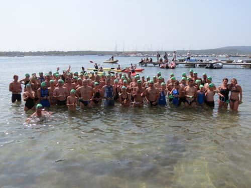 Lunes 23. La Ruta 3 del Circuït entre Illes contó en Fornells con 89 participantes. FOTO: C.B.