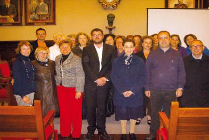 Sor Enriqueta i la corporació local de l'Ajuntament de Maó. - P.A.M.