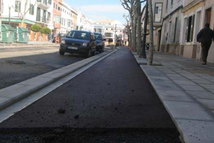 Carril-bici. El vial para bicicletas recorrerá toda la avenida - Cris