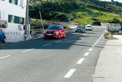 Dangerous. The sharp, narrow bend on the present main road as it passes through the town