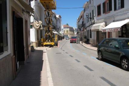 Es Mercadal. Las obras cambiarán la imagen del Carrer Nou y la calle del Terreno podría tener salida - A. M.O.