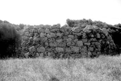 Poblado. Aspecto del yacimiento de Sa Cudia Cremada, también conocido como S’Alqueria Cremada - Archivo