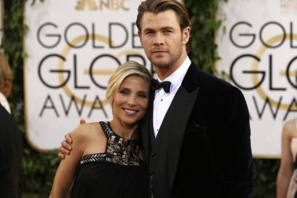 Hemsworth y Elsa Pataky