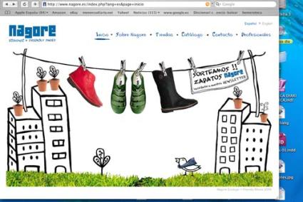 Ecologic and friendly shoes. El diseño de Nagore mereció en 2009 un premio nacional a la innovación - Nagore web