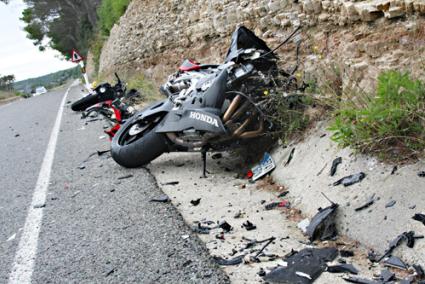 Así ha quedado una de las motos siniestradas. - Gemma