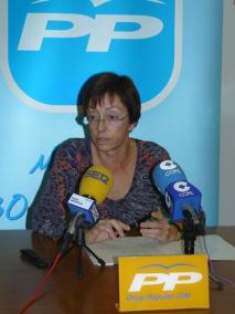 PP. La portavoz del PP, Juana Francis Pons, ayer en la sede insular - P.PP.