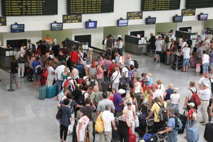 Menorca Airport. Seeing increases in foreign and Spanish travellers this summer