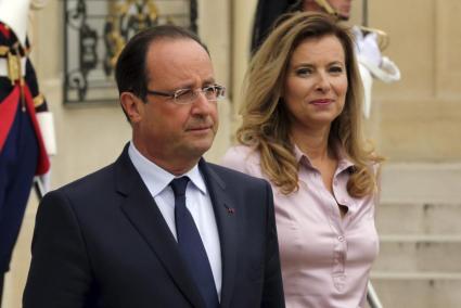 Hollande y Trierweiler