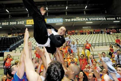 Ricard Casas. El técnico catalán es el que más partidos ha dirigido al Menorca en la ACB - Archivo