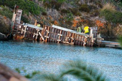 CALA LLONGA. Obras de mejora realizadas el año pasado por Ocibar durante la primera fase - Archivo