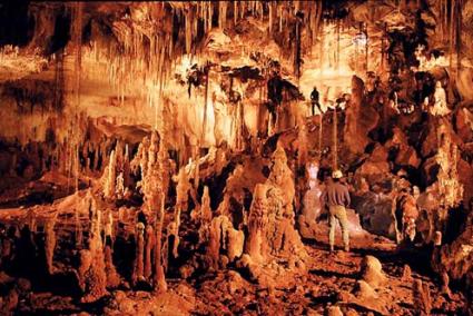 Cova de Na Megaré. The caves at Cala Blanca have been compared to those at Drac in Mallorca