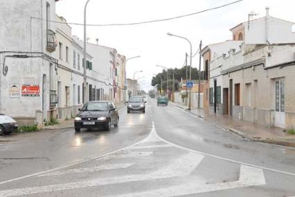 Zona. El tramo de "Ses cases de s’Ateneu" donde se va a actuar cuenta con unas 45 viviendas - Paco Sturla