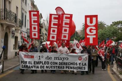 Protesta. La convocatoria del 1 de mayo del año pasado apenas reunió unas 150 personas - Archivo