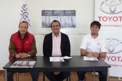 Presentación. Capó, Camps y Riera, ayer, durante la puesta de largo oficial de la competición - D.B.