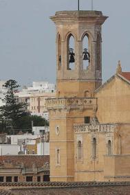 Santa María. El refuerzo del campanario de la iglesia mahonesa es una de las actuaciones pendientes - Gemma Andreu