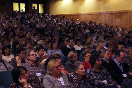 Participación. La Porciúncula acoge las conferencias de estas jornadas de formación. - Dídac Bertrán