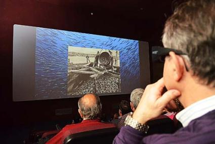 Acto. La inauguración incluyó el pase del documental "Wild Ocean", un audiovisual en 3D - Paco Sturla