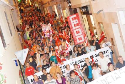 Piña contra la reforma. Servando Pereira (UGT) y Ramon Carreras (CCOO) liderarán la protesta en la Isla - Paco Sturla