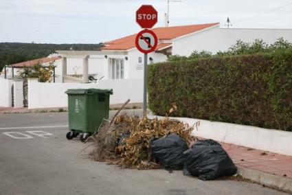 Poda. Los residuos han tomado la calle aunque no haya servicio - Javier