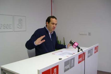 Marc Pons aspira a revalidar el cargo de secretario general del PSOE Menorca. - P.PSOE