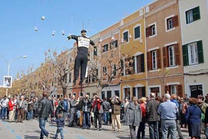 Afluència. La matança dels bujots va ser molt seguida pels ciutadellencs - Gemma Andreu