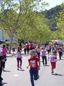 Cursa. Els alumnes van córrer molt més del que estava previst - CC Sant Francesc d’Assís