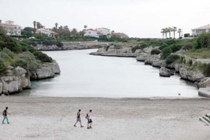 Más limpia. En Sa Platja Gran se aprecia el paso de la maquinaria - Cris