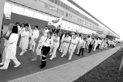 Movilizaciones. El ambiente en el hospital menorquín se ha enrarecido en los últimos meses - Archivo