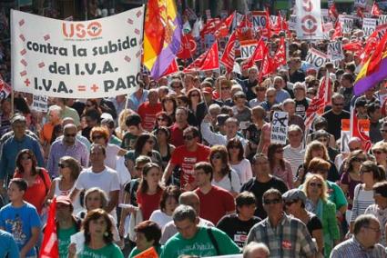 Protesta. Según los convocantes la manifestación reunió a 72.000 personas - Reuters