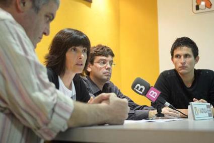 PSM. Josep Mascaró, Joana Gomila, Magí Muñoz y Josep Juaneda, explicando las medidas ayer - Paco Sturla